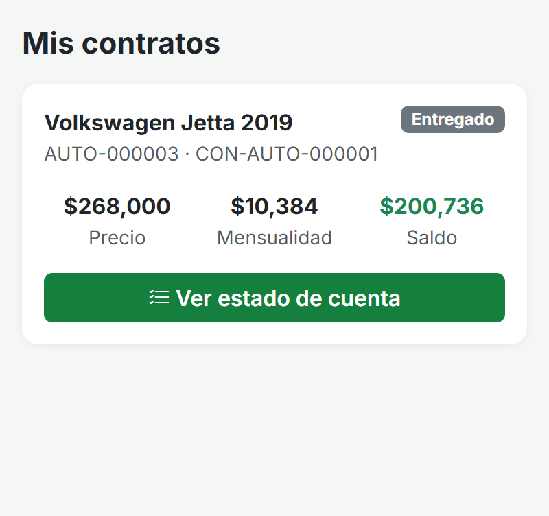 Portal del cliente en el celular