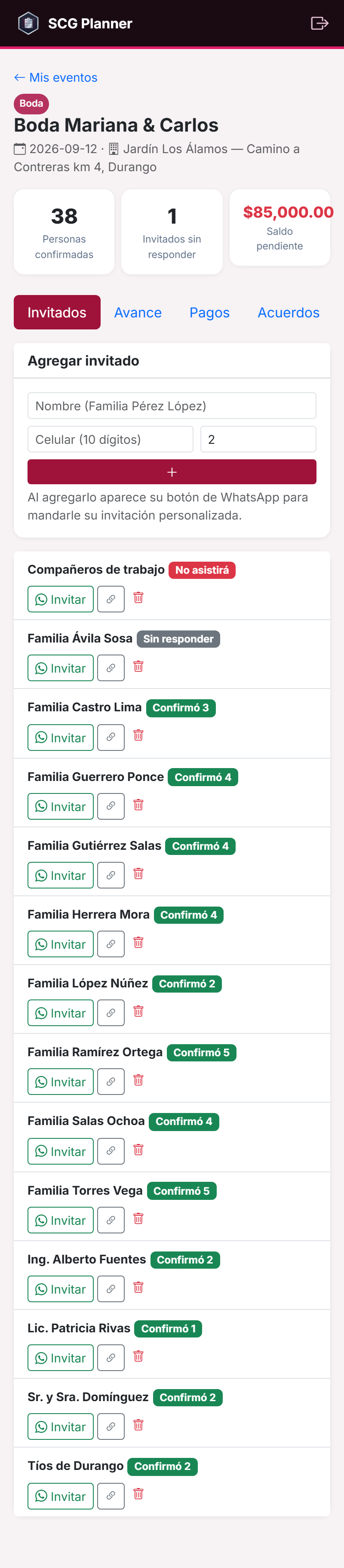 Portal del cliente