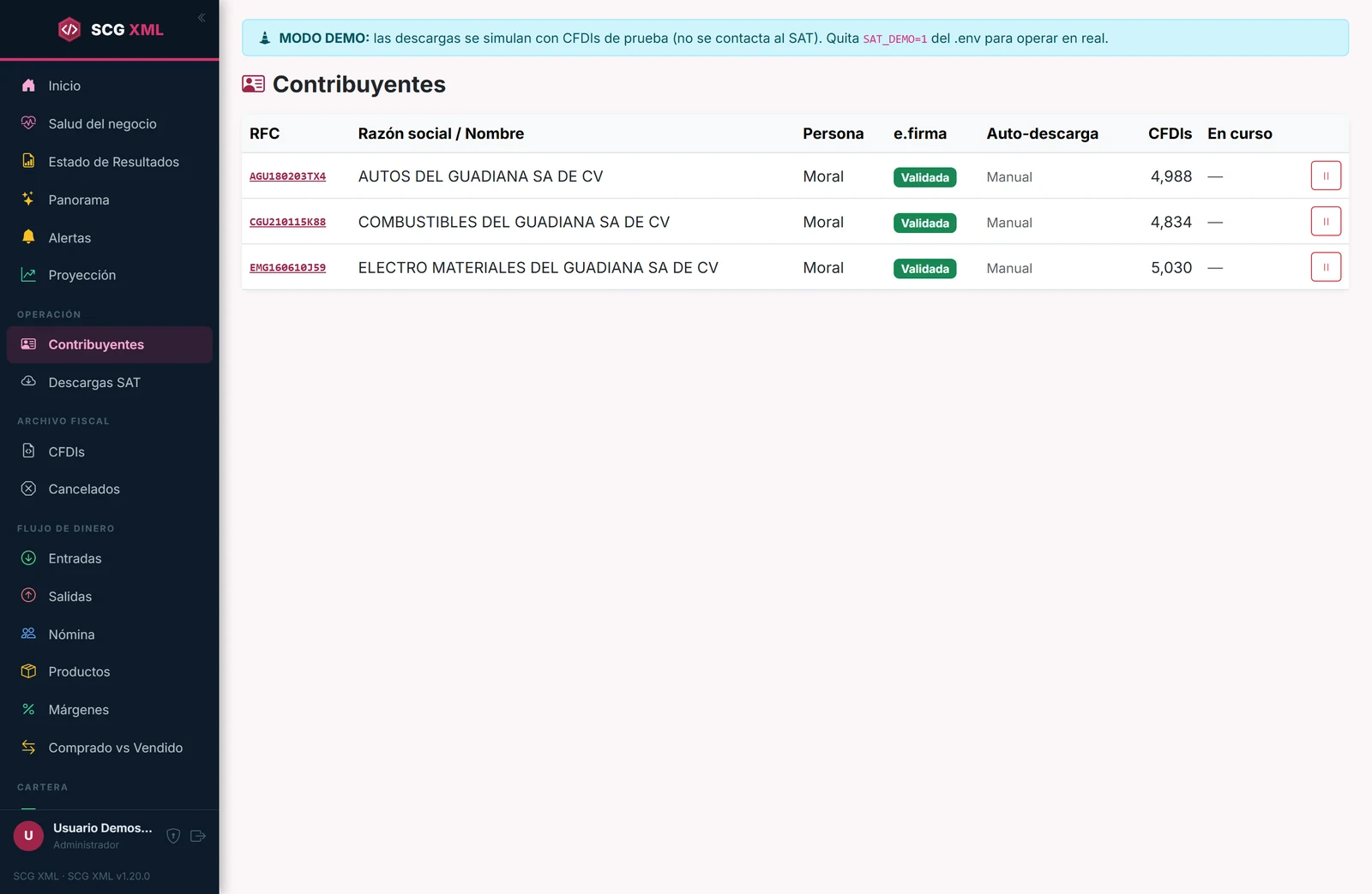 Multi-RFC para despachos